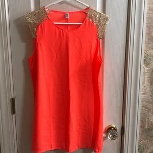 Neon Orange Boutique top